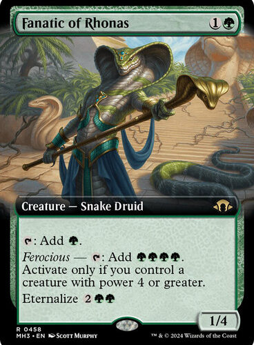 Fanatic of Rhonas (Extended Art) Modern Horizons 3 - Variants