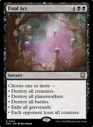 Final Act Modern Horizons 3 Commander