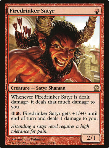 Firedrinker Satyr Theros