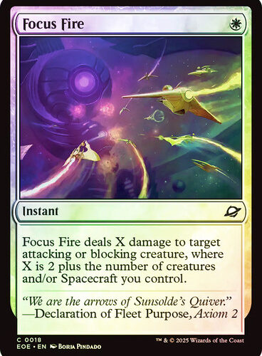 Focus Fire Edge of Eternities (Foil)