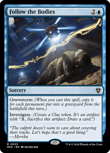 Follow the Bodies Murders at Karlov Manor Commander