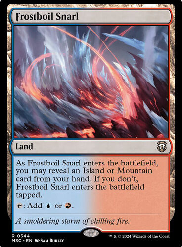 Frostboil Snarl Modern Horizons 3 Commander