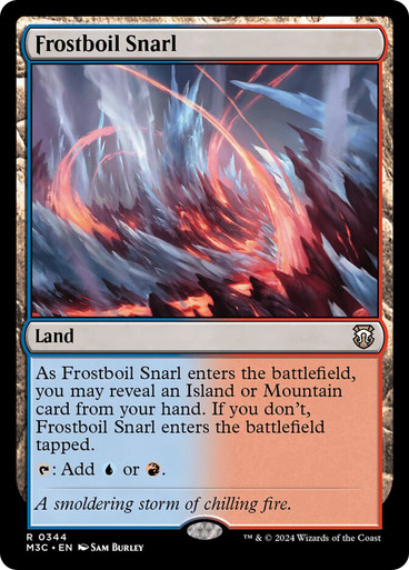 Frostboil Snarl Modern Horizons 3 Commander