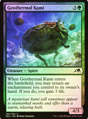 Geothermal Kami Kamigawa: Neon Dynasty (Foil)