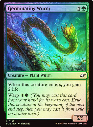 Germinating Wurm Edge of Eternities (Foil)