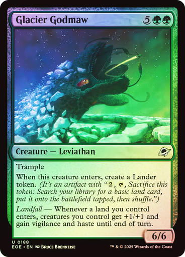 GlacierGodmaw__72177 Glacier Godmaw Edge of Eternities (Foil)