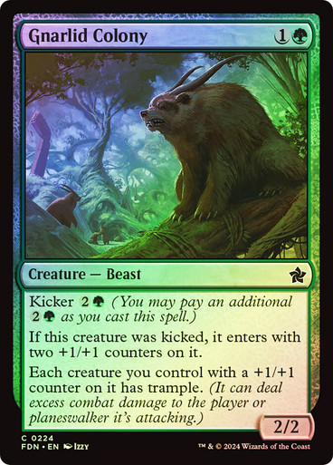 Gnarlid Colony Foundations (Foil)