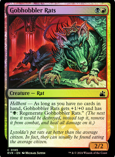 GobhobblerRats__20477 Gobhobbler Rats Ravnica Remastered (Foil)