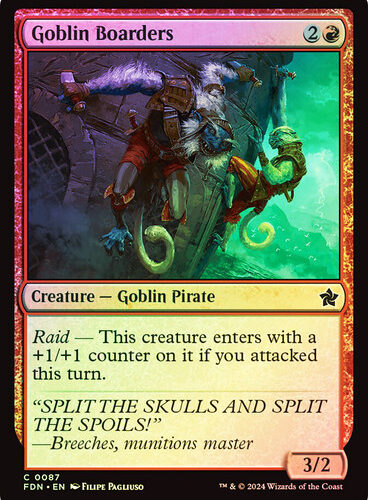 GoblinBoarders__45888 Goblin Boarders Foundations (Foil)