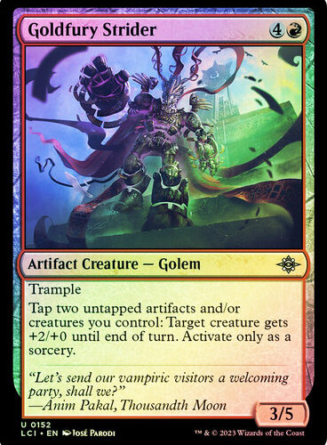 Goldfury Strider The Lost Caverns of Ixalan (Foil)