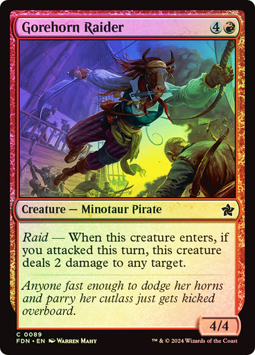 Gorehorn Raider Foundations (Foil)