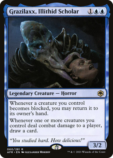 Grazilaxx, Illithid Scholar Adventures in the Forgotten Realms