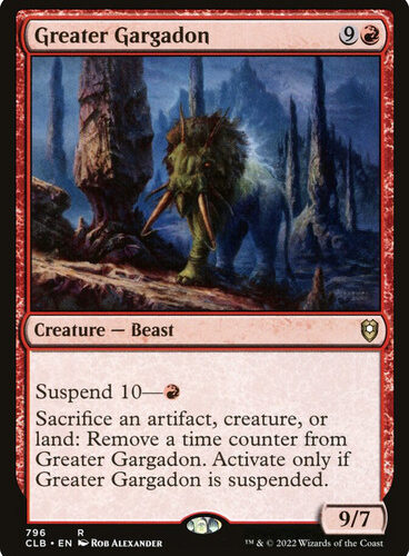 GreaterGargadon__89754 Greater Gargadon Commander Legends: Baldur's Gate English