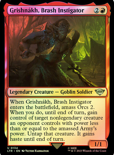 Grishnakh, Brash Instigator The Lord of the Rings (Foil)