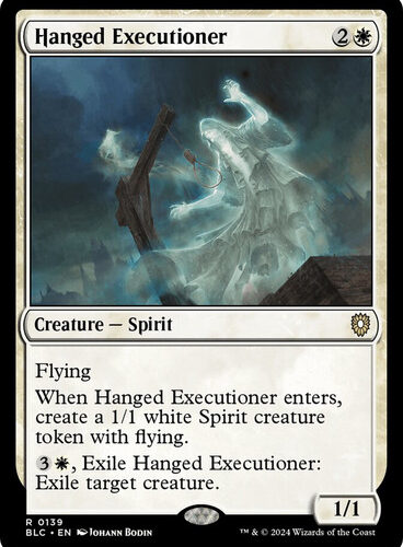 Hanged Executioner Bloomburrow Commander