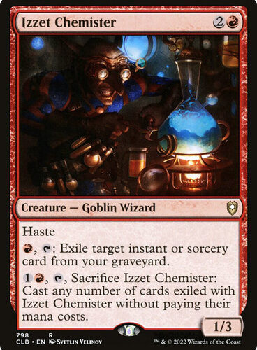 Izzet Chemister Commander Legends: Baldur's Gate