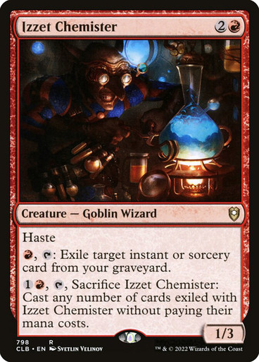Izzet Chemister Commander Legends: Baldur's Gate