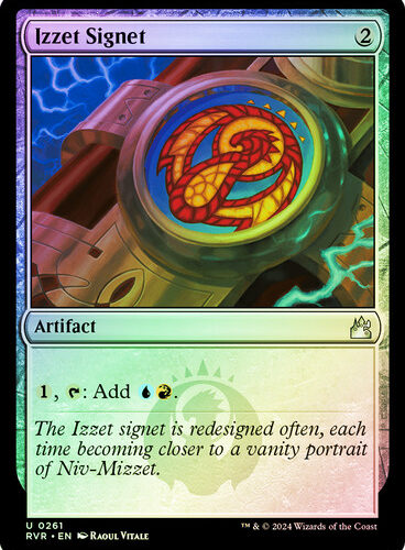Izzet Signet Ravnica Remastered (Foil)