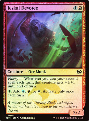 JeskaiDevotee__96106 Jeskai Devotee Tarkir: Dragonstorm (Foil)