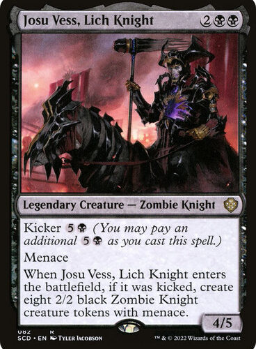 Josu Vess, Lich Knight Starter Commander Decks