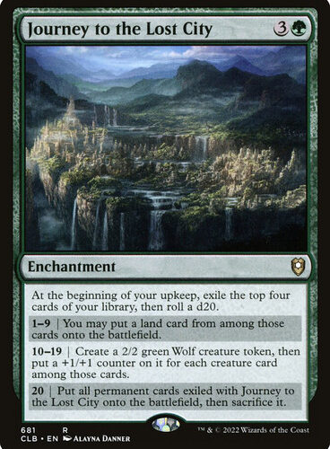 Journey to the Lost City Commander Legends: Baldur's Gate