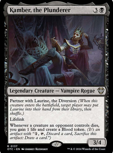 Kamber, the Plunderer Outlaws of Thunder Junction Commander