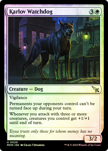 KarlovWatchdog__72437 Karlov Watchdog Murders at Karlov Manor (Foil)