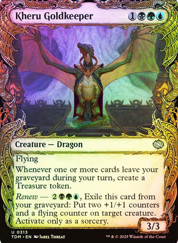 KheruGoldkeeper313__33504 Kheru Goldkeeper (Showcase) Tarkir: Dragonstorm (Foil)