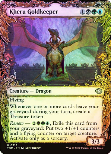 KheruGoldkeeper313__33504 Kheru Goldkeeper (Showcase) Tarkir: Dragonstorm (Foil)