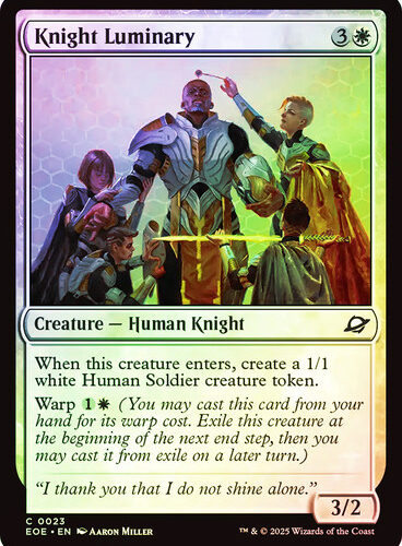 Knight Luminary Edge of Eternities (Foil)
