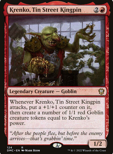 Krenko, Tin Street Kingpin Dominaria United Commander