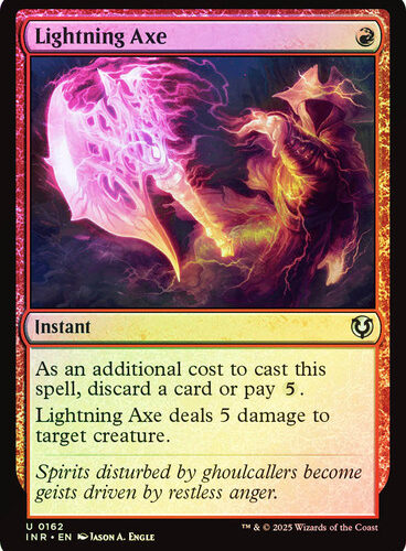 Lightning Axe Innistrad Remastered (Foil)