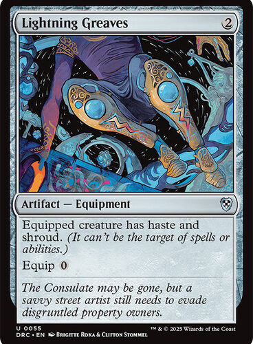 Lightning Greaves Aetherdrift Commander