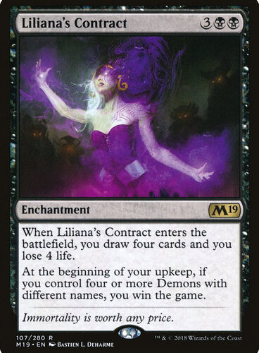 Version en Español Liliana's Contract Core Set 2019
