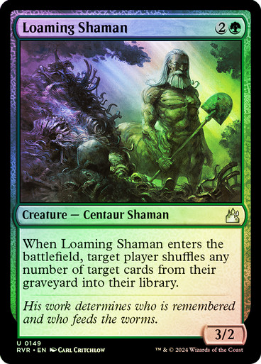 Loaming Shaman Ravnica Remastered (Foil)