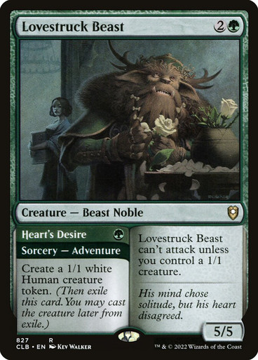Lovestruck Beast // Heart's Desire Commander Legends: Baldur's Gate