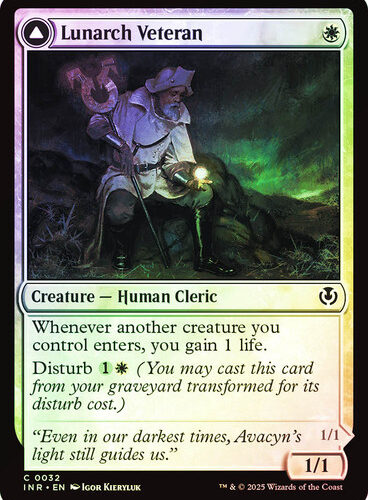 Lunarch Veteran // Luminous Phantom Innistrad Remastered (Foil)