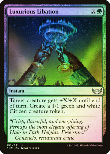 LuxuriousLibation__73549 Luxurious Libation Streets of New Capenna (Foil)