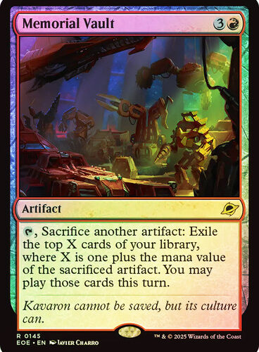 Memorial Vault Edge of Eternities (Foil)