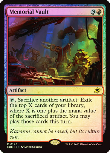 MemorialVault__67568 Memorial Vault Edge of Eternities (Foil)