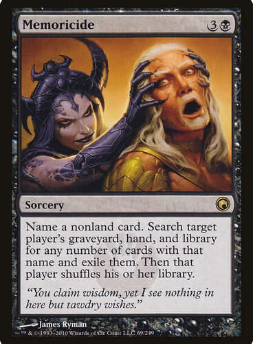 Memoricide Scars of Mirrodin