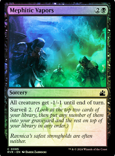 Mephitic Vapors Ravnica Remastered (Foil)