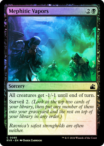 Mephitic Vapors Ravnica Remastered (Foil)