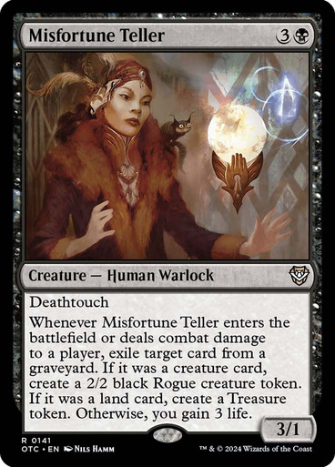 Misfortune Teller Outlaws of Thunder Junction Commander