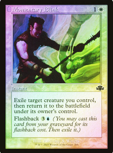 MomentaryBlink268__22317 Momentary Blink (Retro Frame) Dominaria Remastered - (Foil)