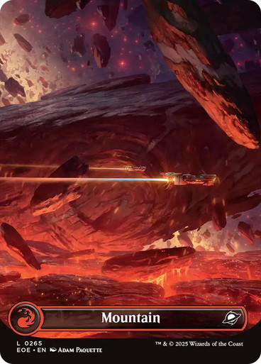 Mountain (#265) (Borderless) Edge of Eternities