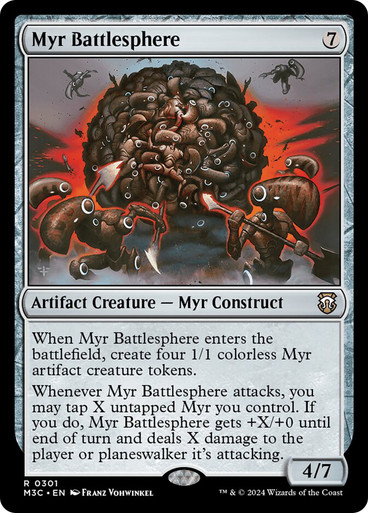 Myr Battlesphere Modern Horizons 3 Commander