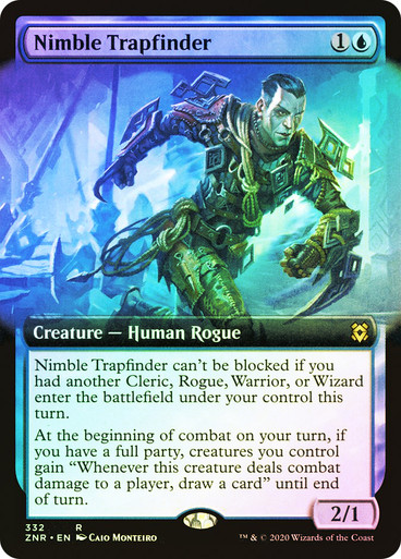 NimbleTrapfinder__51928 Nimble Trapfinder (Extended Art) Zendikar Rising