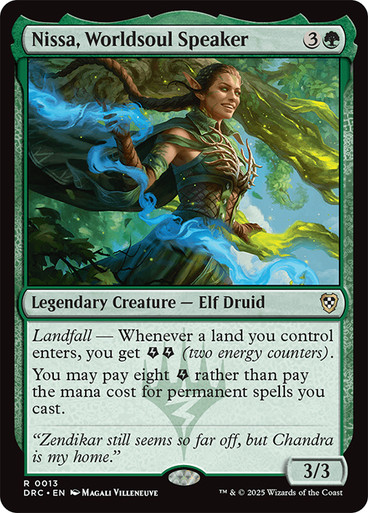 Nissa, Worldsoul Speaker Aetherdrift Commander