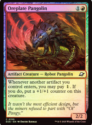 OreplatePangolin__46377 Oreplate Pangolin Edge of Eternities (Foil)